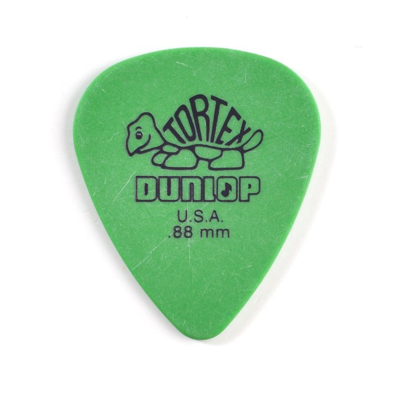 TORTEX STANDARD .88MM - GREEN - 12 PK ACC-GUITAR PICKS