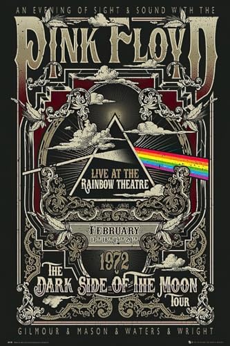 PINK FLOYD - DSOTM TOUR LIVE AT THE RAINBOW THEATRE - TIN SIGN