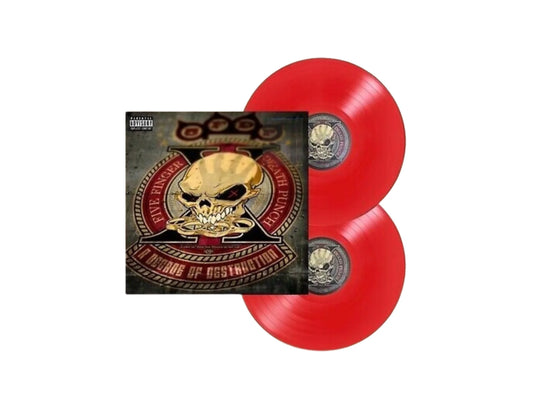 FIVE FINGER DEATH PUNCH - A DECADE OF DESTRUCTION CRIMSON RED 2 LP