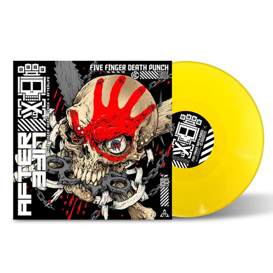FIVE FINGER DEATH PUNCH - AFTER LIFE - LIMITED EDITION YELLOW VINYL 180GR 45RPM  2LP