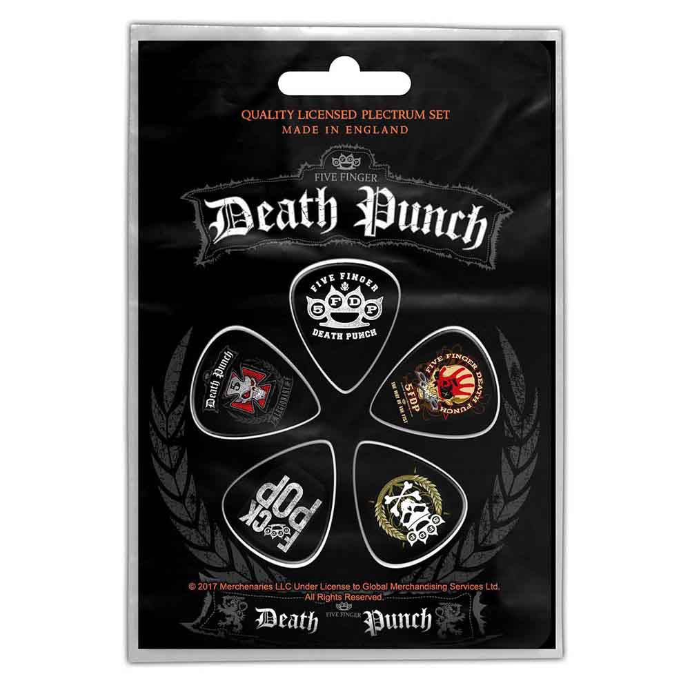 FIVE FINGER DEATH PUNCH - 5 PACK GUITAR PICKS