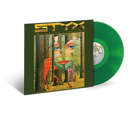STYX - GRAND ILLUSION - 40TH ANNIVERSARY LIMITED EDITION TRANSLUCENT GREEN VINYL - NEW