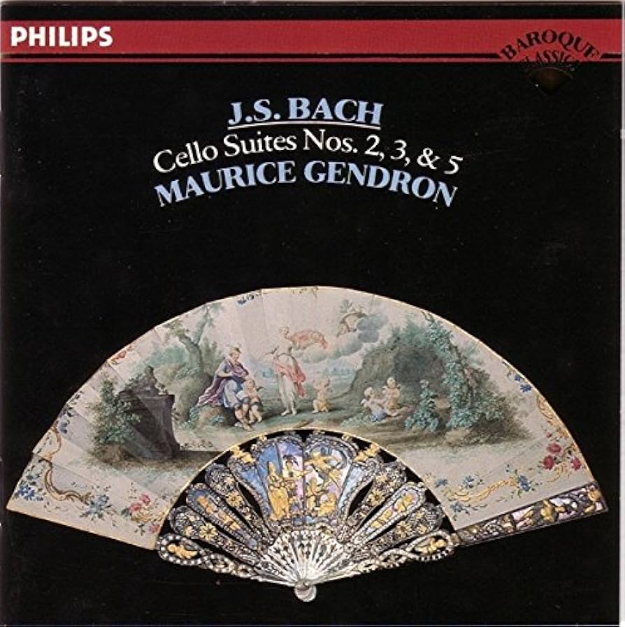 J.S. BACH- CELLO SUITES NOS. 2,3 & 5:MAURICE GENDRON- USED CD