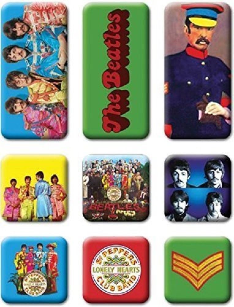 THE BEATLES - SGT. PEPPER - 9 MAGNET SET