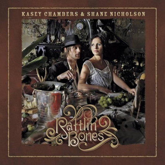 KASEY CHAMBERS & SHANE NICHOLSON- RATTLIN' BONES- USED CD