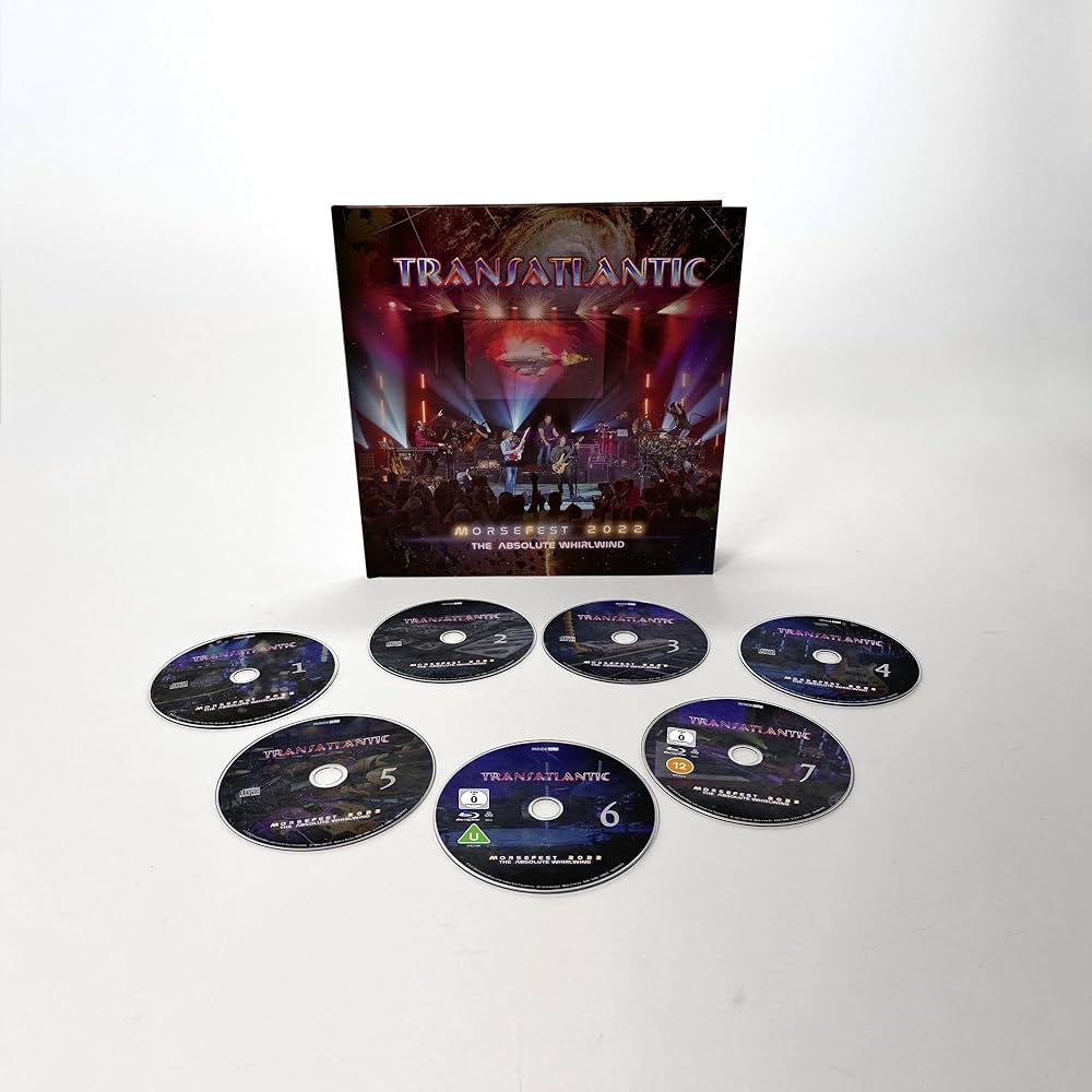 TRANSATLANTIC - LIVE AT MORSEFEST 2022 THE ABSOLUTE WHIRLWIND LIVE AT MORSEFEST 2022: THE ABSOLUTE WHIRLWIND (LTD DELUXE 5CD/2 BLURAY ARTBOOK)BOXSET