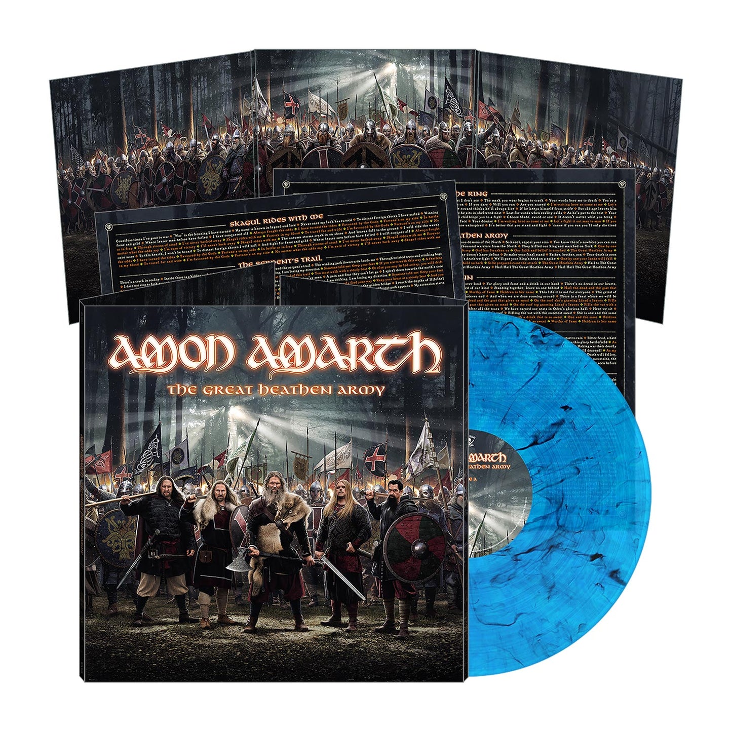 AMON AMARTH - THE GREAT HEATHEN ARMY (BLUE VINYL)