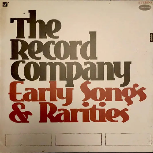 RECORD COMPANY, THE - EARLY SONGS & RARITIES   - New Vinyl