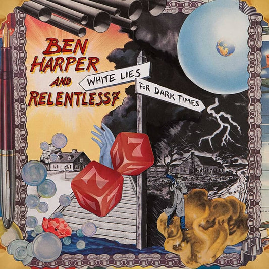 BEN HARPER & RELENTLESS7- WHITE LIES FOR DARK TIMES- USED CD