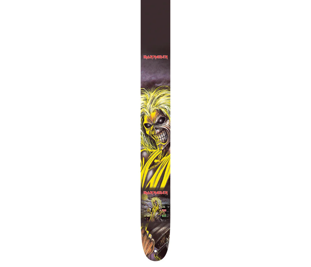 IRON MAIDEN - KILLERS - FULLY LICENSED LEATHER GUITAR STRAP - NEW GUITAR STRAP