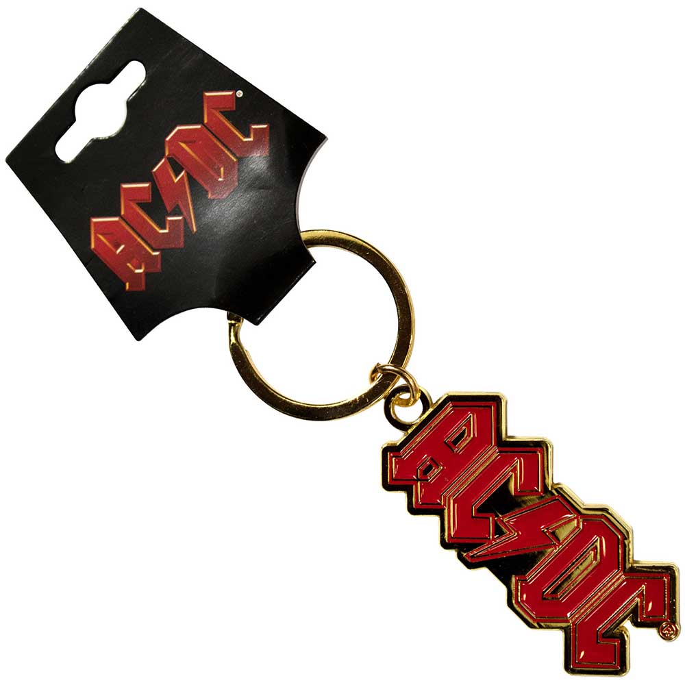 AC/DC - LOGO GOLD - KEYRING