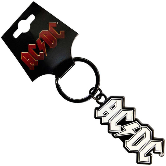 AC/DC - LOGO WHITE - KEYRING