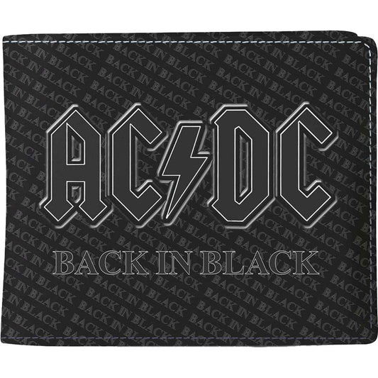 AC/DC - BACK IN BLACK - WALLET - FULLY LICENSED MERCHANDISE