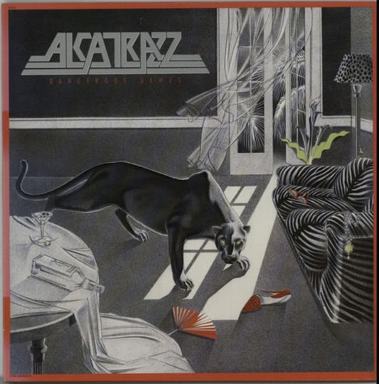 ALCATRAZ - DANGEROUS GAMES -  RARE* ORIGINAL 1986 PRESSING - USED VINYL