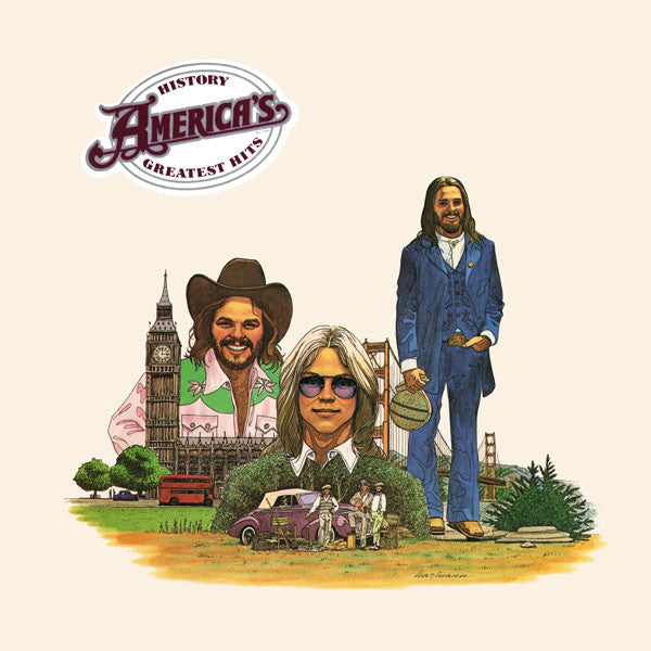 AMERICA - HISTORY/GREATEST HITS - USED VINYL