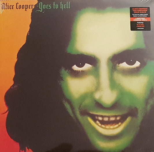 ALICE COOPER GOES TO HELL ORANGE VINYL   - New Vinyl