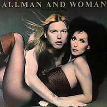 ALLMAN AND WOMAN - TWO THE HARD WAY - (GREG ALLMAN AND CHER) - USED VINYL