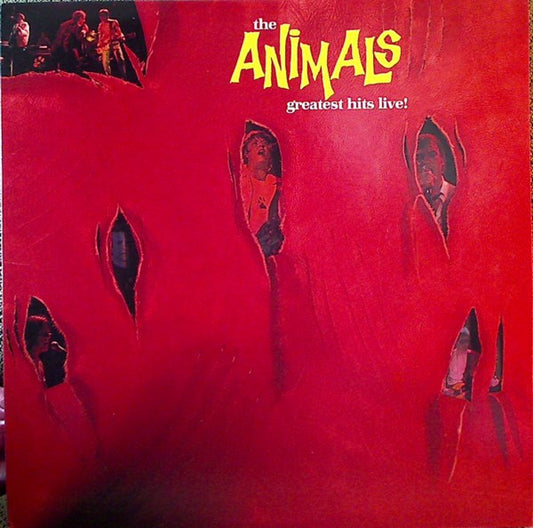 THE ANIMALS = GREATEST HITS LIVE! - 1984 - USED VINYL