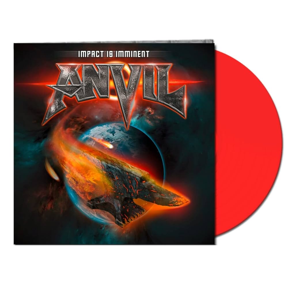 ANVIL- IMPACT IS IMMINENT- TRANSLUCENT RED VINYL