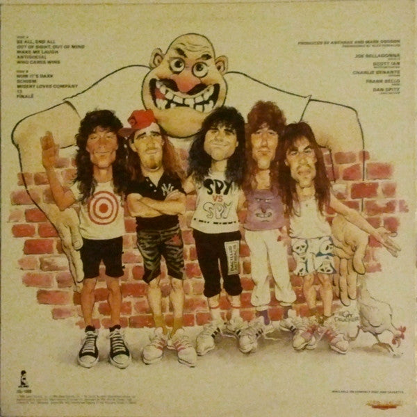 ANTHRAX - STATE OF EUPHORIA - ORIGINAL 1988 PRESSING - VERY CLEAN COPY VG++ - USED VINYL