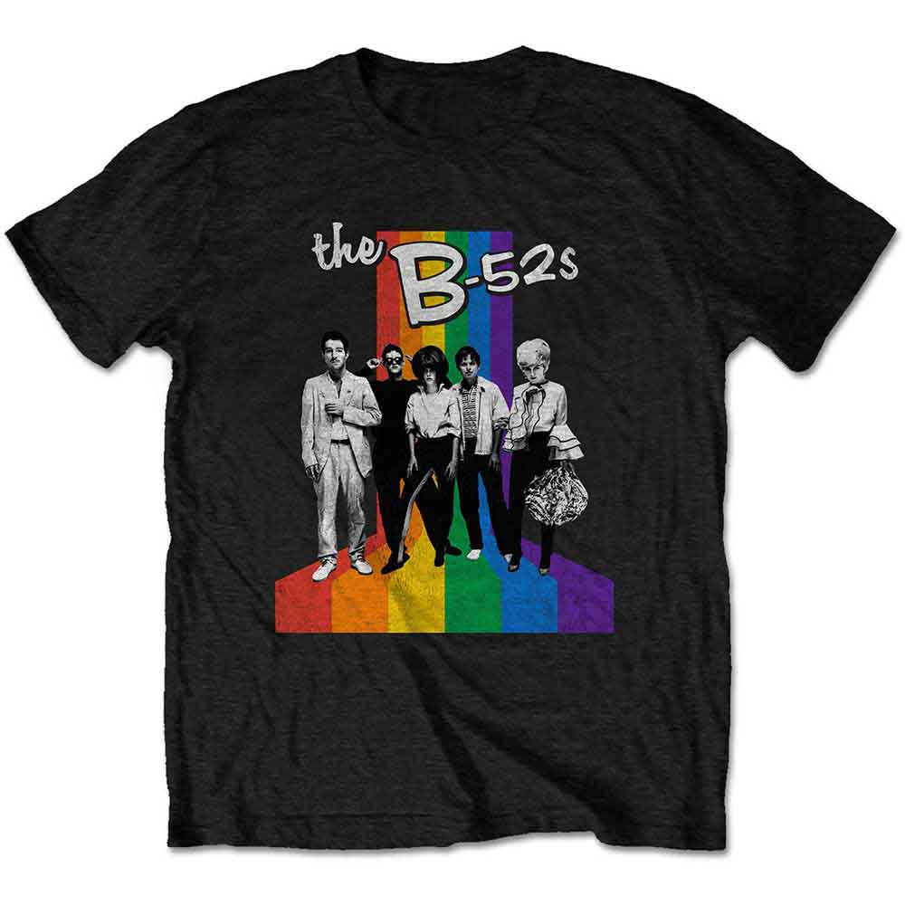 B 52'S - RAINBOW STRIPES - TSHIRT