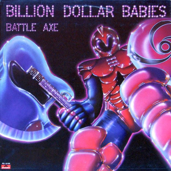 BATTLE AXE - BILLION DOLLAR BABIES- WITH ORIGINAL INNER LYRIC SLEEVE - 1977 - USED VINYL