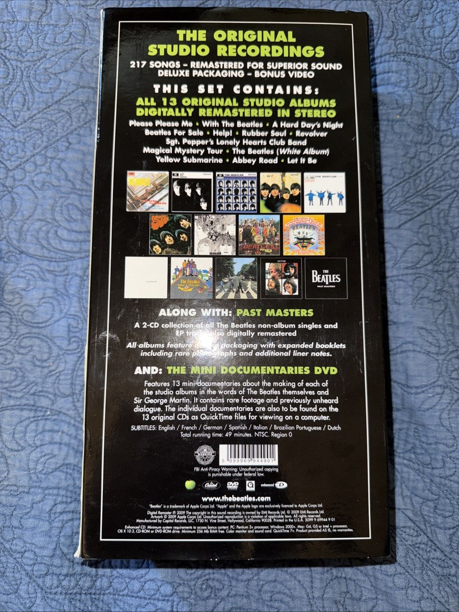 THE BEATLES - THE BEATLES - THE ORIGINAL STUDIO RECORDINGS 15 CD/DVD BOX SET *(NM) -SET - UCD