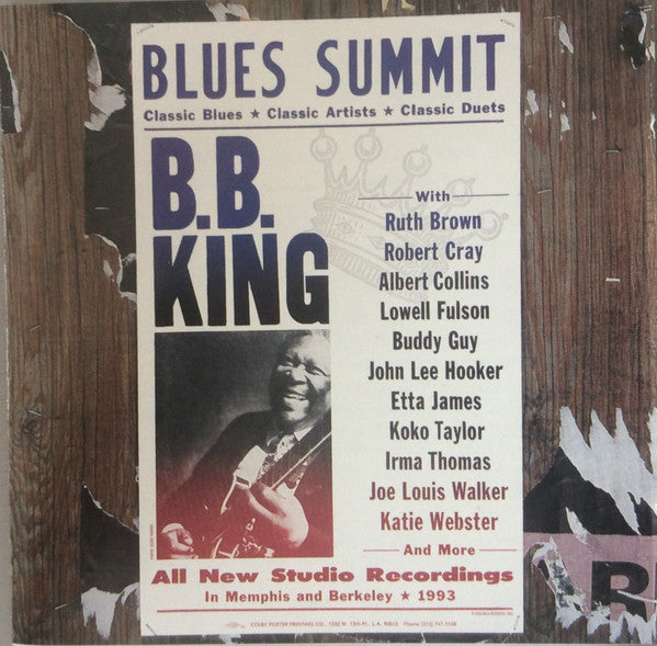 BB KING - BLUES SUMMIT - *(NM) - USED CD