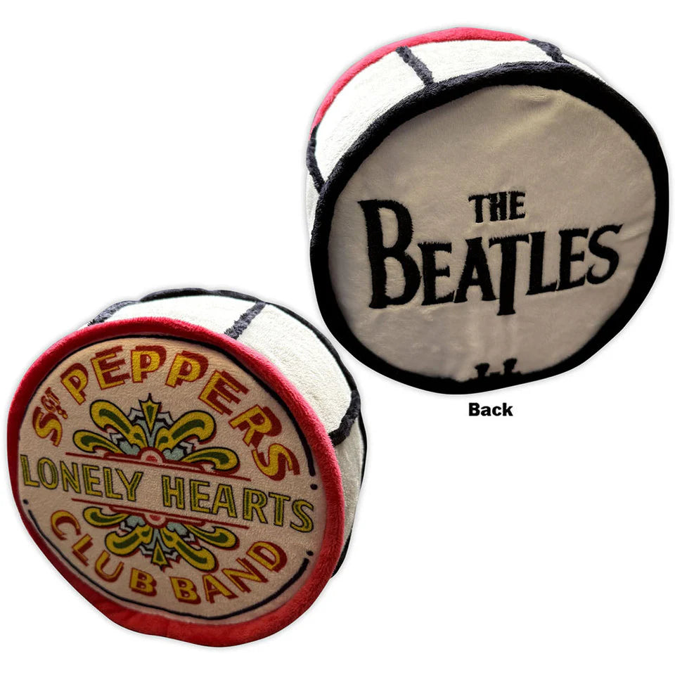 BEATLES - PLUSH SGT PEPPERS DRUM (PLUSHY) - FULLY LICENSED MERCHANDISE - NEW