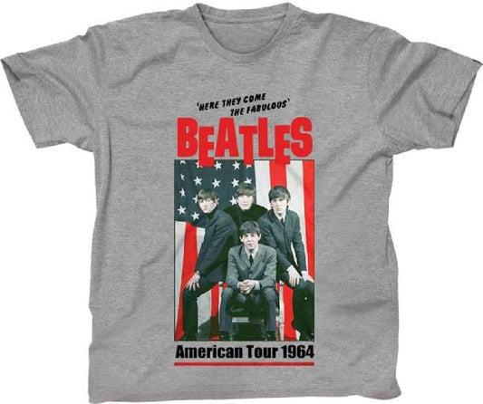 BEATLES, THE - AMERICAN TOUR 1964 - T-SHIRT