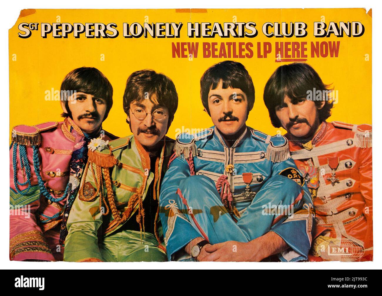 BEATLES, THE - SGT PEPPERS PROMO - CONCERT POSTER 13 X 19"