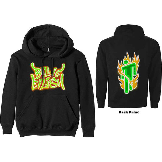 BILLIE EILISH - FLAMES - HOODIE