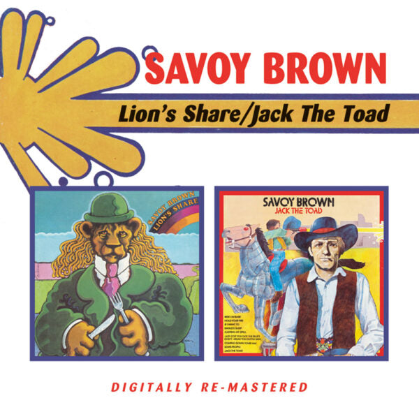 SAVORY BROWN - LION'S SHARE/JACK THE TOAD - 2CD - USED CD *(NM)