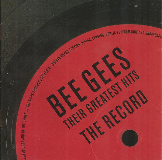 BEE GEES - THEIR GREATEST HITS - THE RECORD 2 CD SET - UCD
