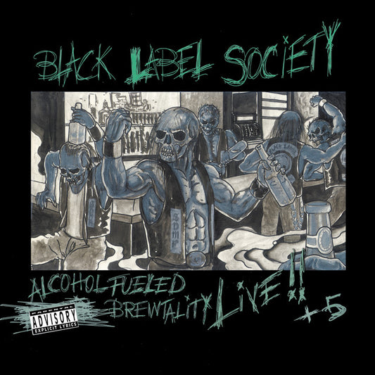 BLACK LABEL SOCIETY RSD 4/22 - ALCOHOL FUELED BREWTALITY LIVE  2LP