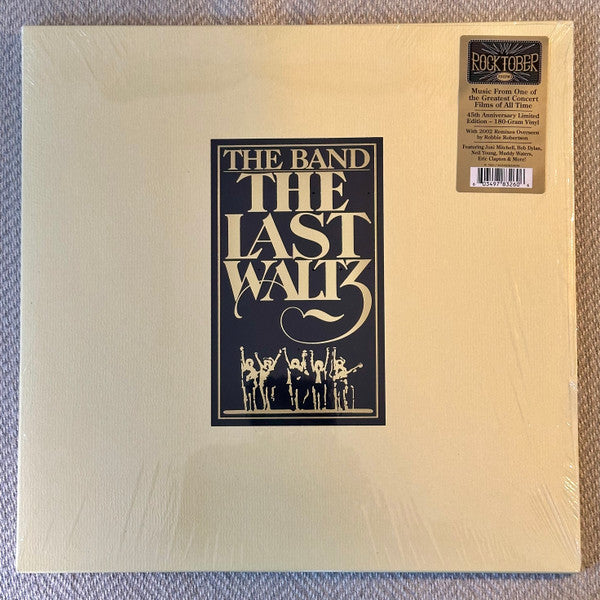 THE BAND - THE LAST WALTZ -LIMITED  "ROCKTOBER" EDITION - 45TH ANNIVERSARY 180 GRAM 3LP - NEW VINYL