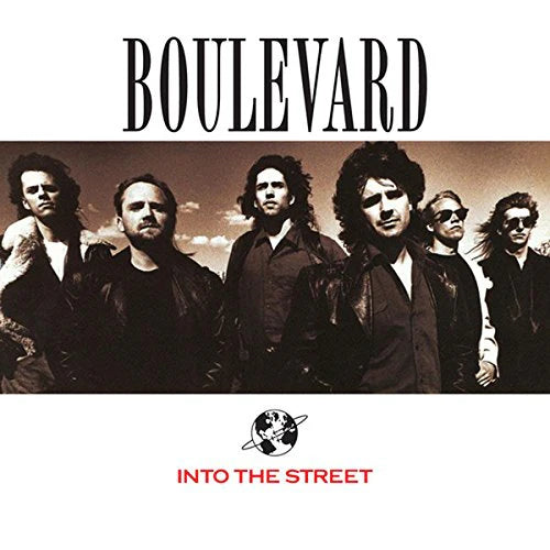 BOULEVARD - INTO THE STREET - 10 TRACK CD (A **RARE DELETED IN 1990 U.S. CD FROM A SUPERB CANADIAN BAND - (*NM) - USEDE CD