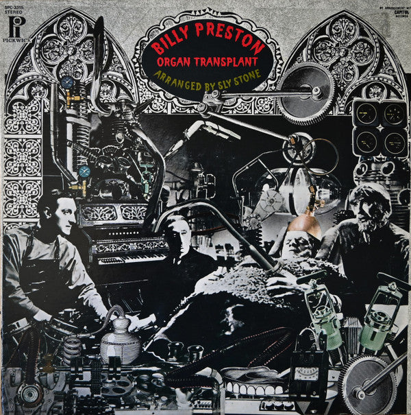 BILLY PRESTON - ORGAN TRANSPLANT - ORIGINAL 1970 PRESSING - USED VINYL