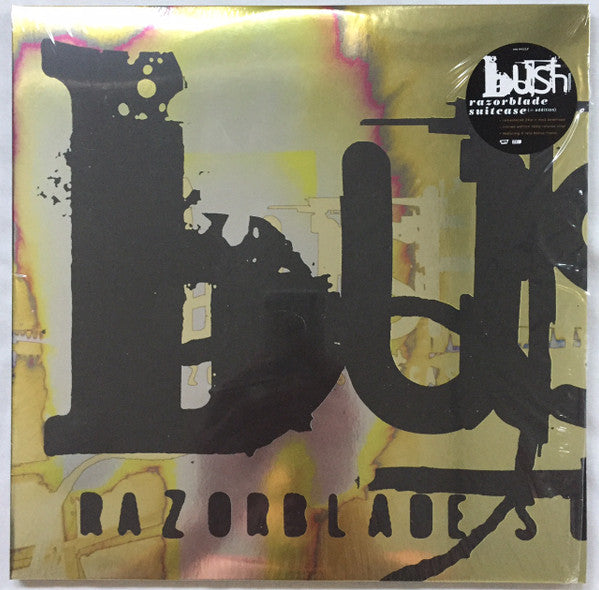 BUSH - RAZORBLADE SUITCASE - 2017 LIMITED EDITION 2 LP 180GR  BLACK& WHITE SWIRL VINYLW/FULL SIZE POSTER *(NM) - USED VINYL