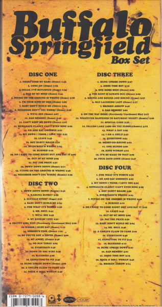 BUFFALO SPRINGFIELD -  4 CD BOXSET - UCD BOXSET