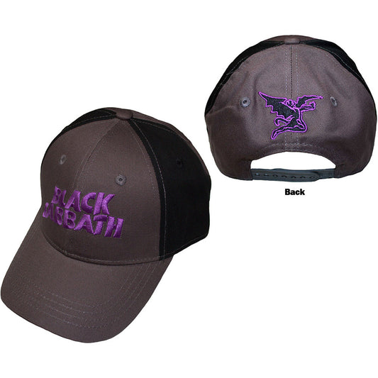 BLACK SABBATH PURPLE LOGO BALLCAP - FULLY LICENSED MERCH - HAT