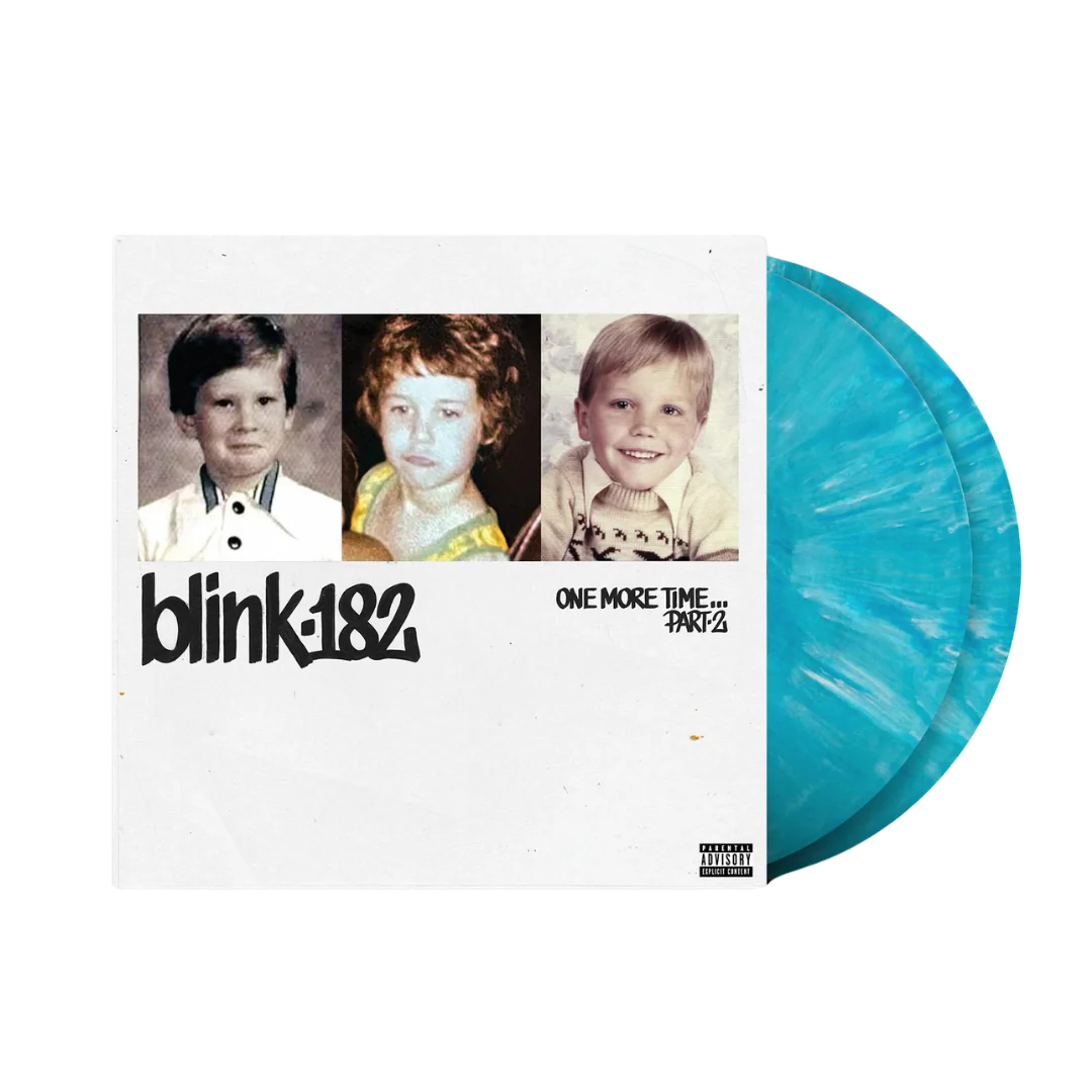 BLINK-182 - ONE MORE TIME... PART 2 LTD. EDITION 2LP BLUE BALLS COLOURED VINYL - NEW VINYL