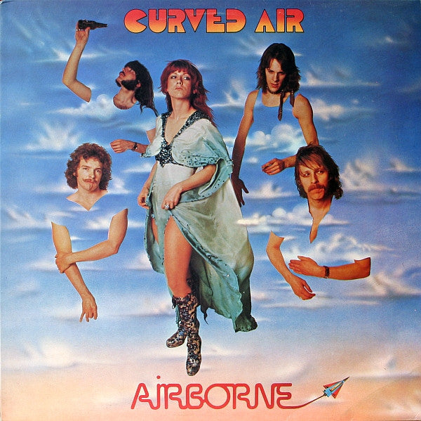CURVED AIR - AIRBORNE - 1976 ORIGINAL PRESSING -  Used Vinyl