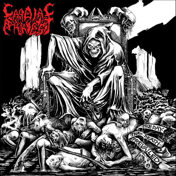 CARDIAC ARREST - THE DAY THAT DEATH PREVAILED - 2000 ORIGINAL PRESSING - *(NM) - USED VINYL