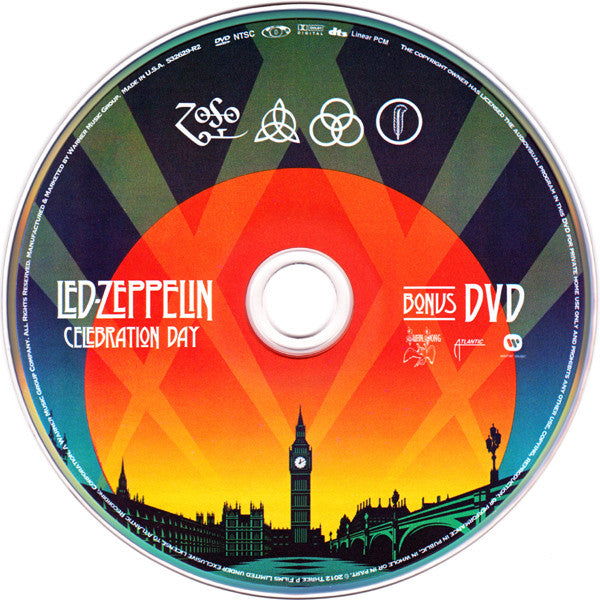 LED ZEPPELIN - CELEBRATION DAY 4 DISC BOXSET CD/DVD DELUXE EDITION COMBO - Used CD