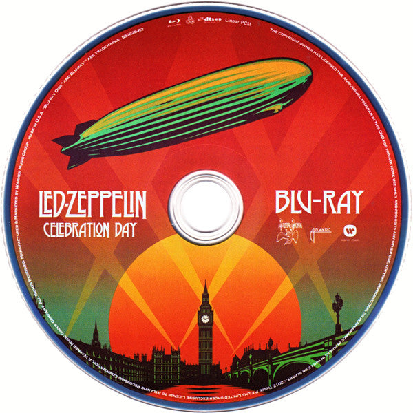 LED ZEPPELIN - CELEBRATION DAY 4 DISC BOXSET CD/DVD DELUXE EDITION COMBO - Used CD