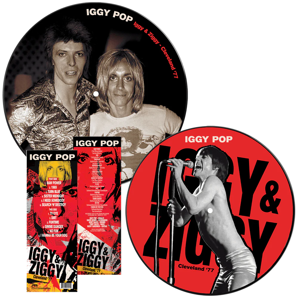 POP, IGGY & DAVID BOWIE - CLEVELAND 77 PICTURE DISC