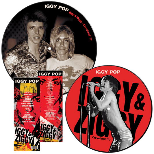 POP, IGGY & DAVID BOWIE - CLEVELAND 77 PICTURE DISC