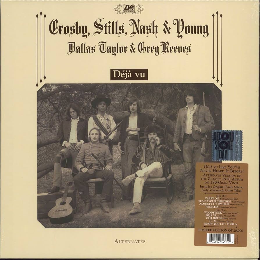 CROSBY STILLS NASH & YOUNG - DEJA VY ALTERNATIVES RSD2021 - NEW VINYL