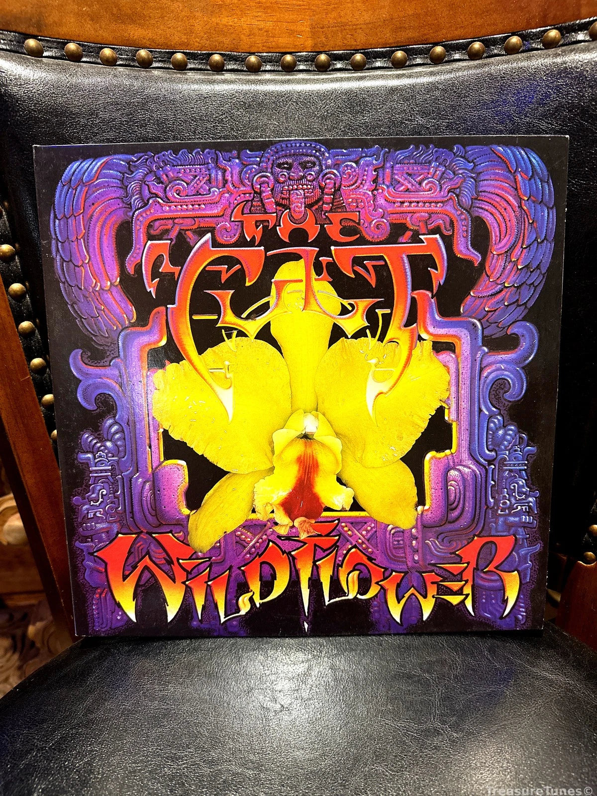 THE CULT - WILDFLOWER - CULT 3 - ORIGINAL 1987 PRESSING 2LP LIMITED EDITION E.P'S - MINT CONDITION WITH ORIGINAL POSTER - USED VINYL POSTER
